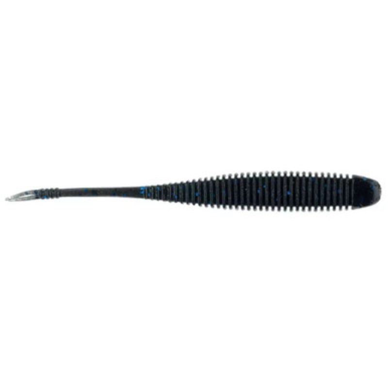 BaitFuel Flat Sided Shad – 5.5in – Black Blue Flake