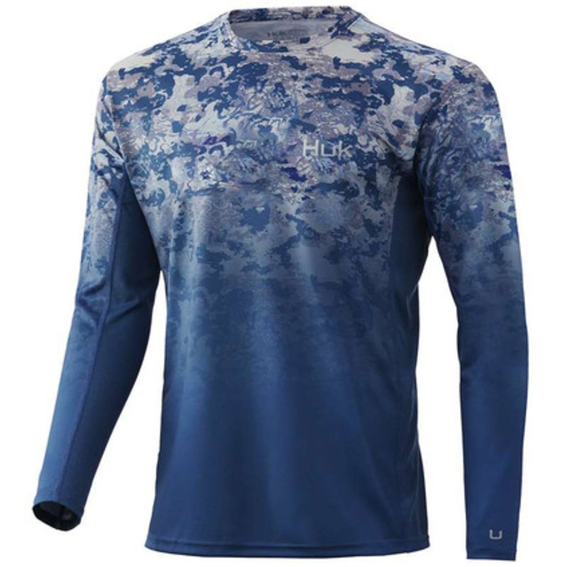 Huk Icon X Tide Change Fade Long Sleeve Shirt – Exuma – X-Large