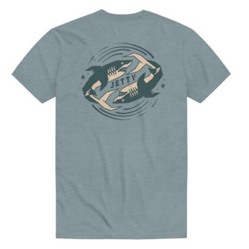 Jetty Backflip Short Sleeve T-Shirt – Fog – 2X-Large