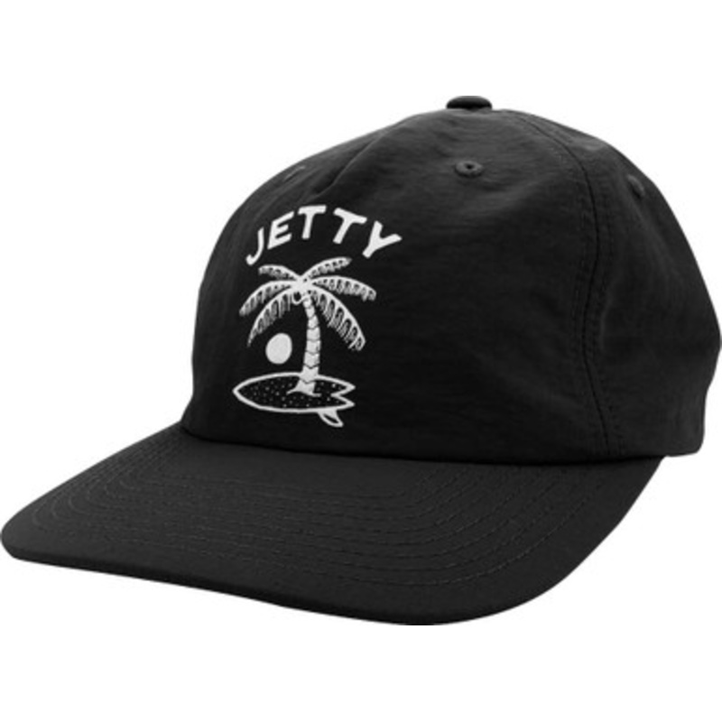 Jetty Stringer Strapback Hat – Black