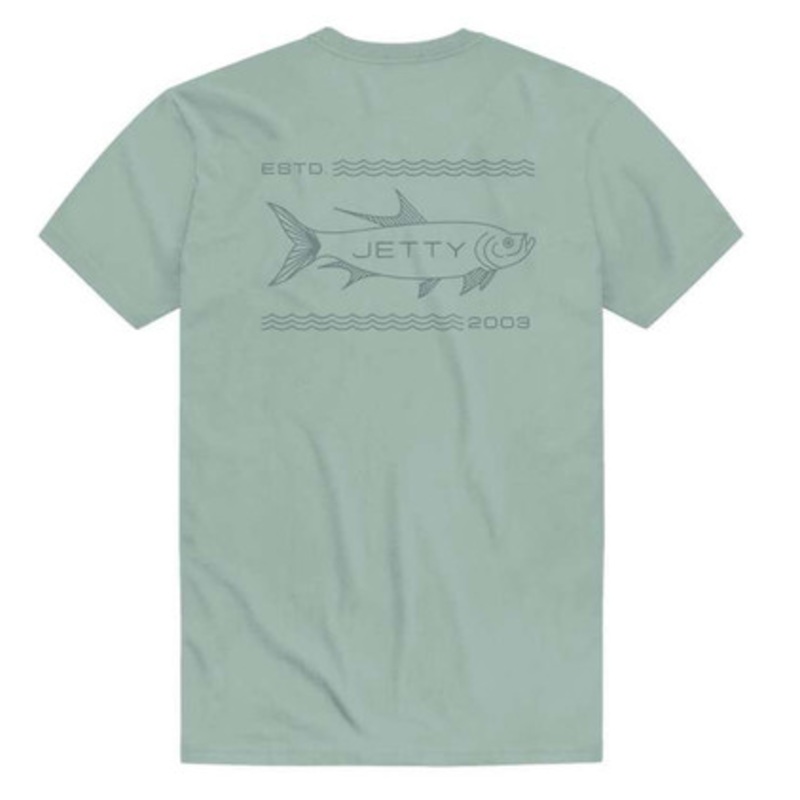 Jetty Tarpon Short Sleeve T-Shirt – Mint – X-Large