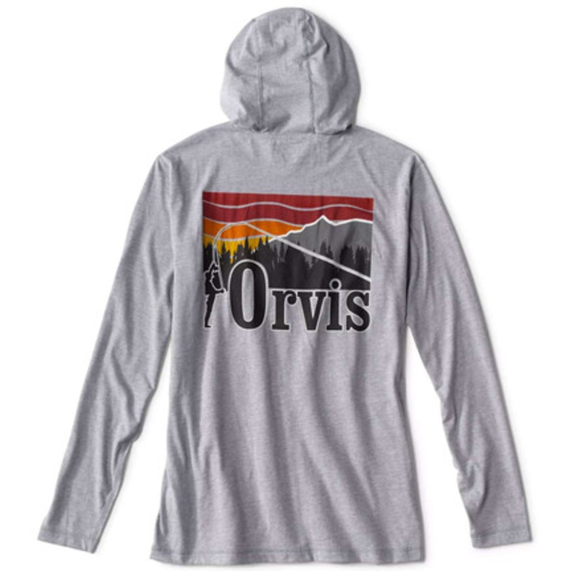 Orvis Logo drirelease Hoodie – Skyline – Large