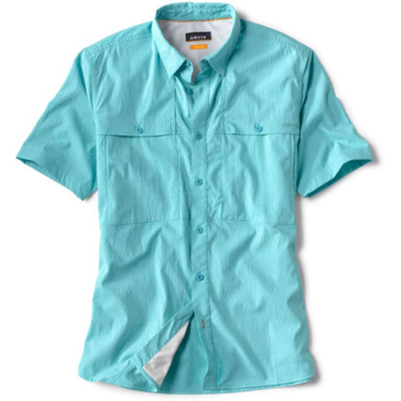 Orvis Open Air Caster Short Sleeve Shirt – Oasis Blue – Medium