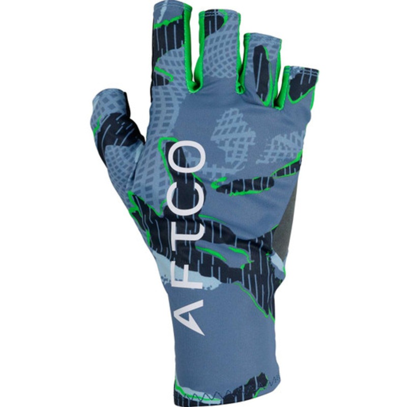 Aftco SolPro Gloves – Blue Camo – 2X-Large