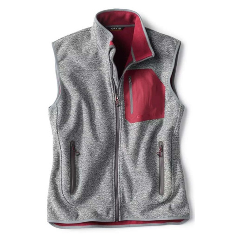 Orvis Windproof Sweater Fleece Vest – Grey – 2X-Large