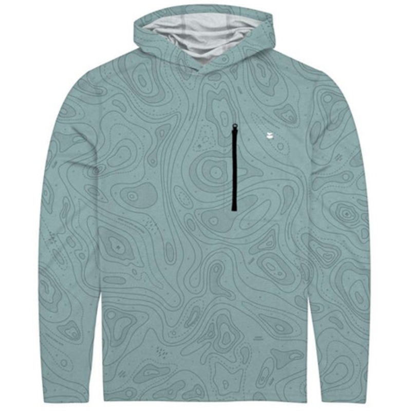 Jetty Skiff UV Hooded Long Sleeve Shirt – Light Blue – 2X-Large