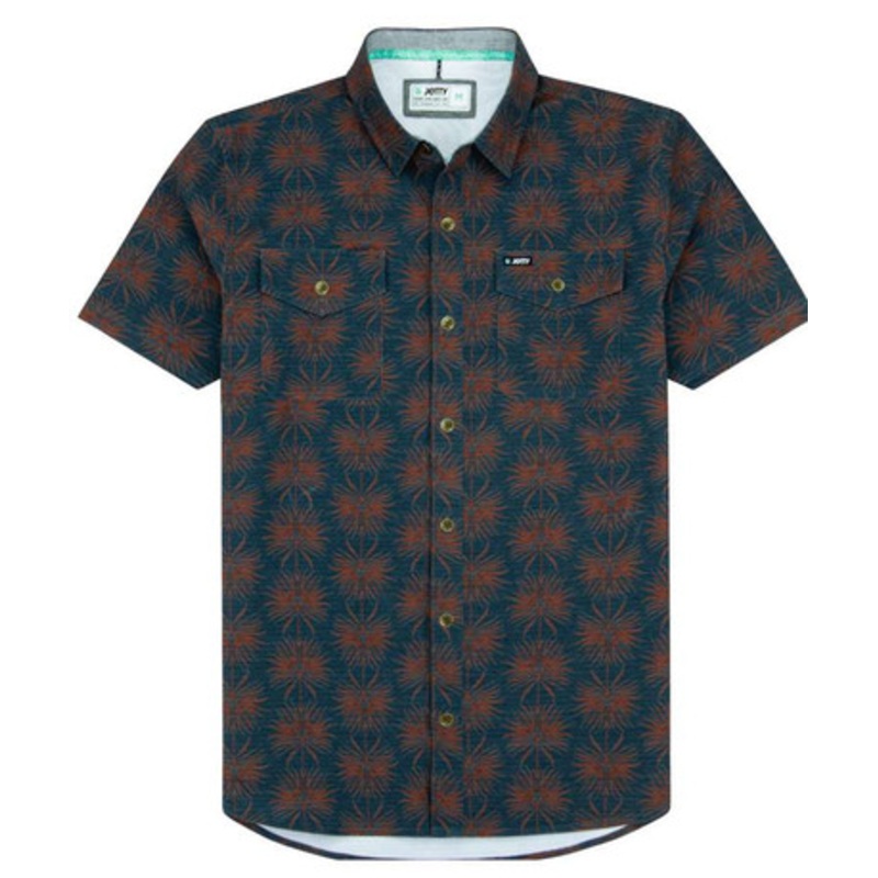 Jetty Wellspoint Button Up Shirt – Carbon – 2X-Large