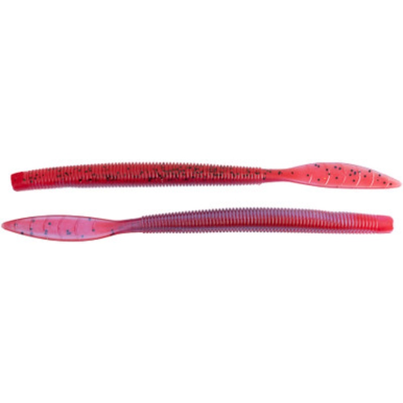 Missile Baits Quiver Worm – 6.5in – Cherry Blossom