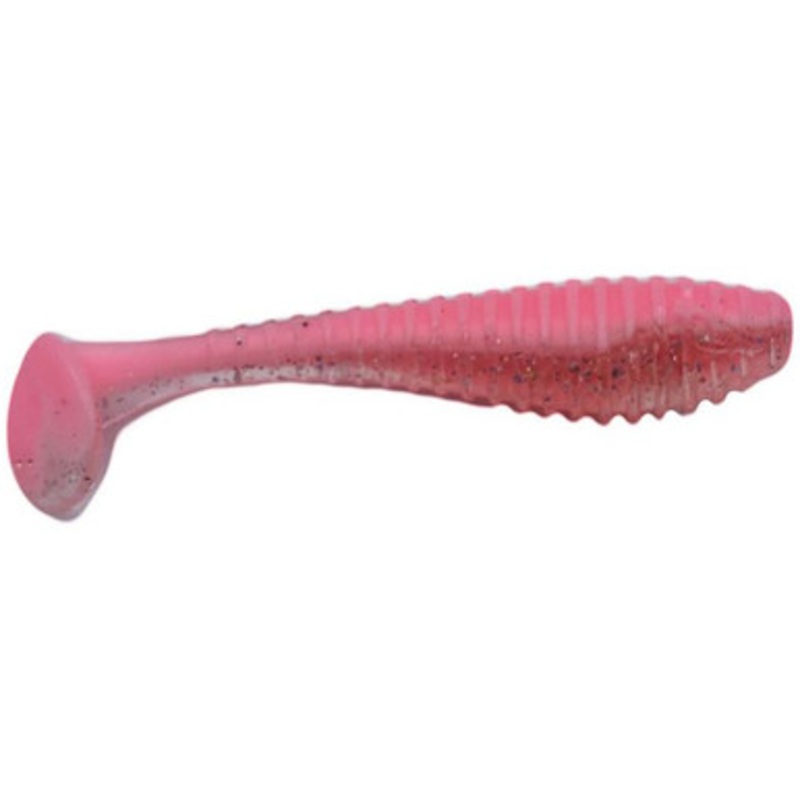 Northeast Jig Co. Ripper Shad – 4.5in – Bangin’ Bubble Gum