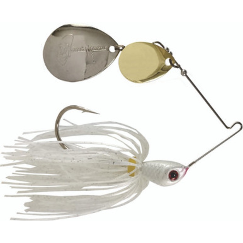 Luck-E-Strike Jimmy Houston Legends DC Spinnerbait – 1/2oz – White