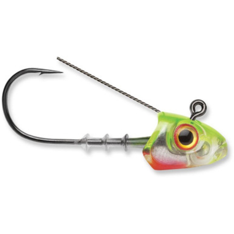 Storm 360GT Seachbait Weedless Jig Heads – 1/4oz – Chartreuse Ice