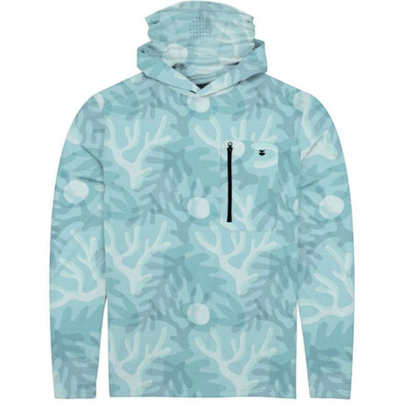 Jetty Skiff UV Hooded Long Sleeve Shirt – Light Blue – X-Large – Old Version