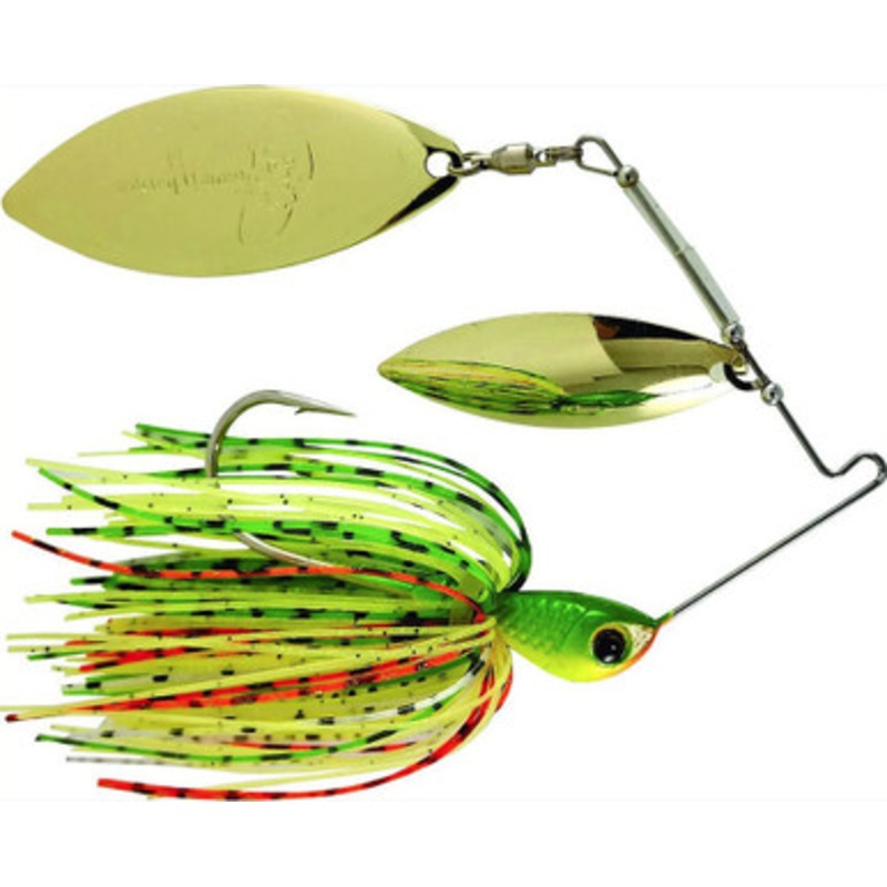 Luck-E-Strike Jimmy Houston Legends DW Spinnerbait – 1/2oz – Firetiger
