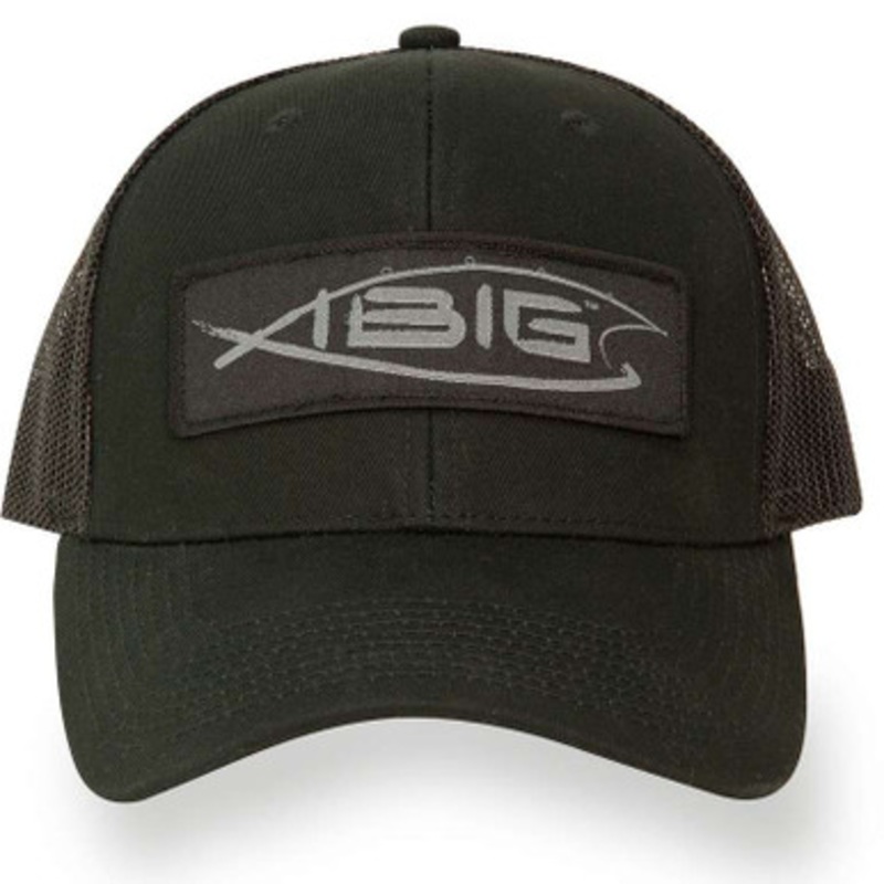 iBig Pro Style Trucker Hat with Patch – Black