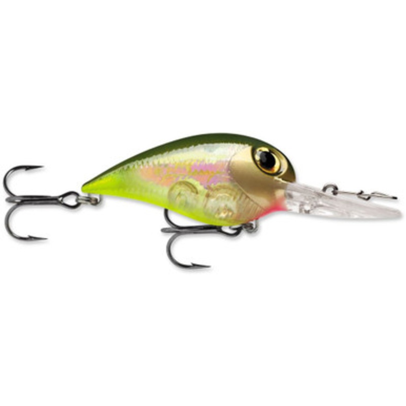 Storm Wiggle Wart MadFlash Crankbait – Olive Chartreuse Glow