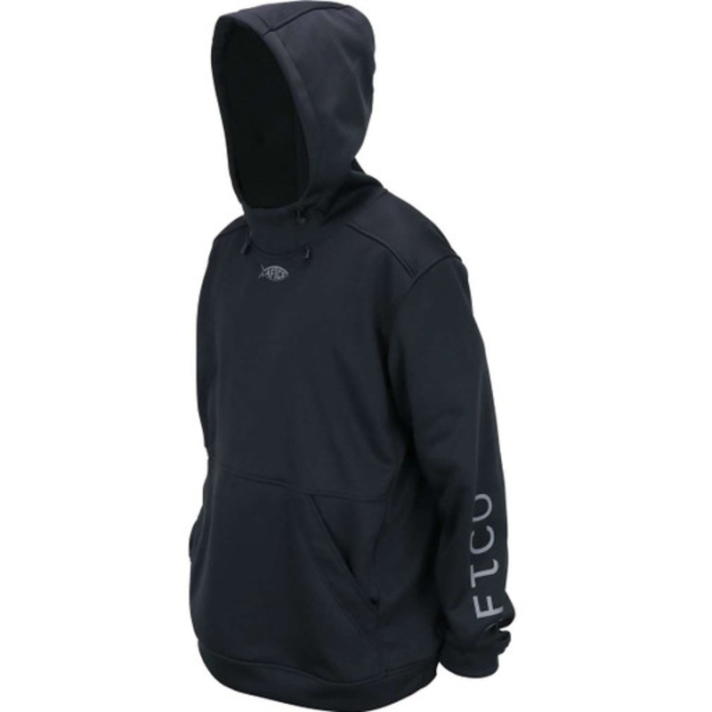 Aftco Shadow Fleece Sweatshirt – Black – X-Large
