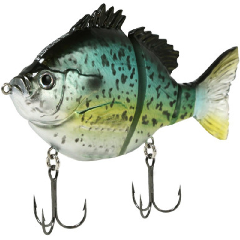 FishLab Bio Gill Swimbait – 4in – Black Crappie
