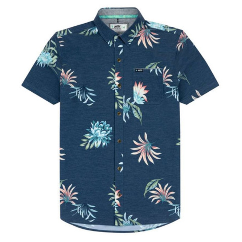Jetty Garwood Woven Shirt – Navy – 2X-Large