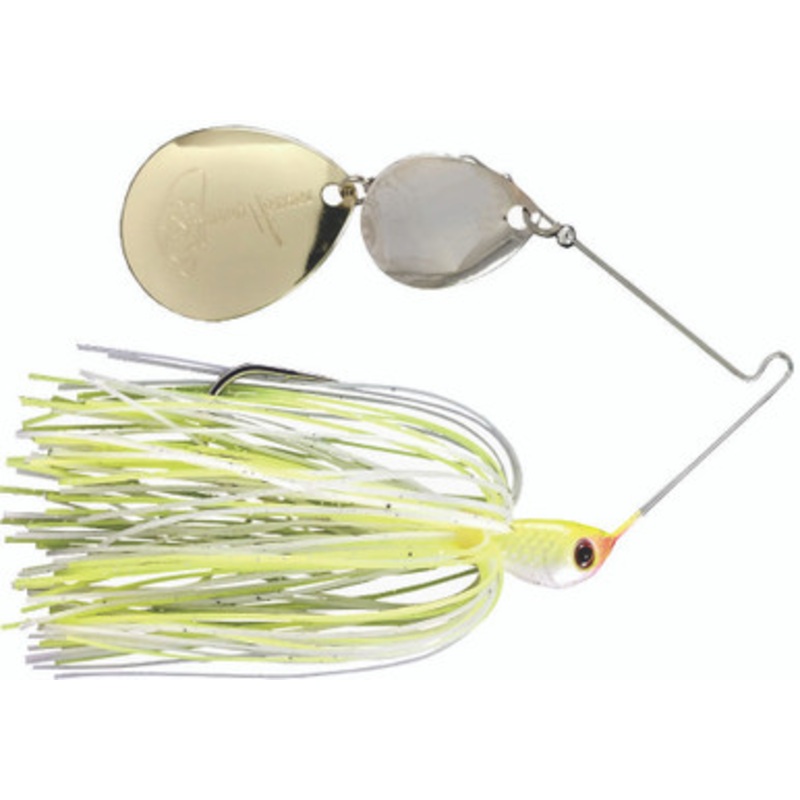 Luck-E-Strike Jimmy Houston DC Spinnerbait – 1/2oz – White/Chart