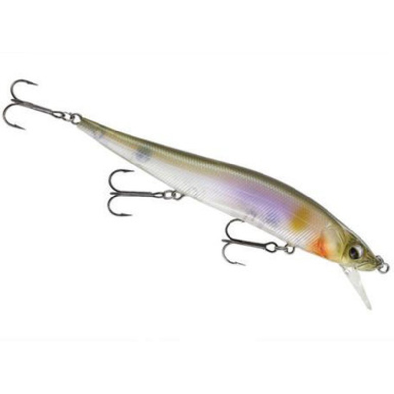 Luck-E-Strike Rick Clunn RC STX Jerkbait – Purple Golden Shiner
