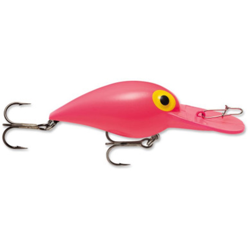 Storm Original Wiggle Wart Crankbait – Solid Fluorescent Pink