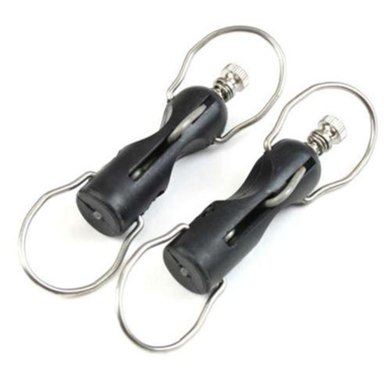 Trip-Ease TE-0100 Outrigger Clips Single Release Black