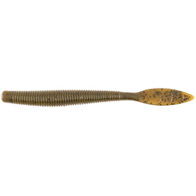 Missile Baits Quiver Worm – 4.5in – Green Pumpkin