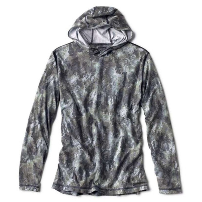 Orvis Dri-Release Hoodie – Blue Wash Print – X-Large