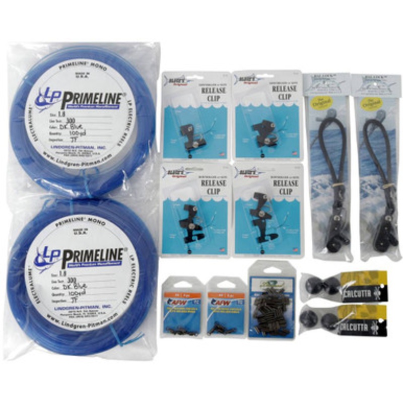 TackleDirect Double Halyard Outrigger Rigging Kit for Light Lures