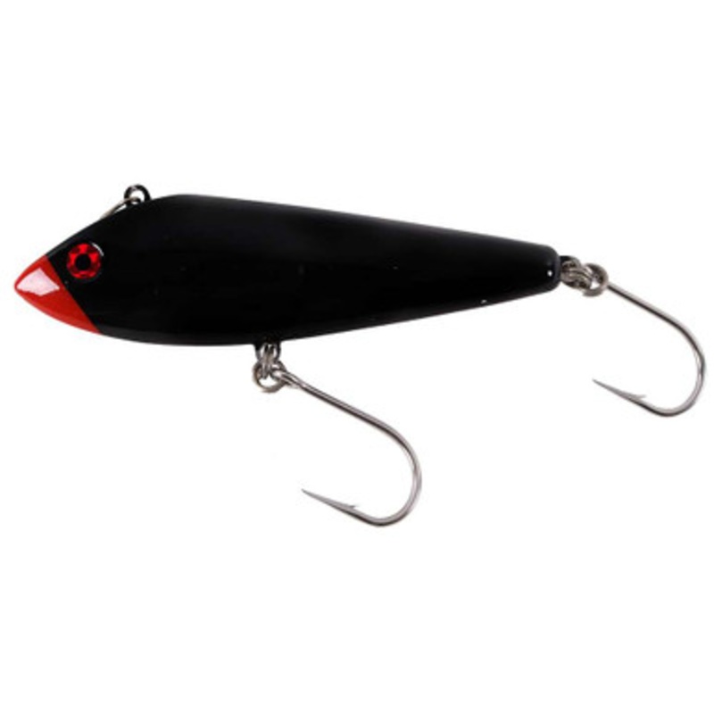 Trailblazer Trolling Lure – Medium Black/Red Lip