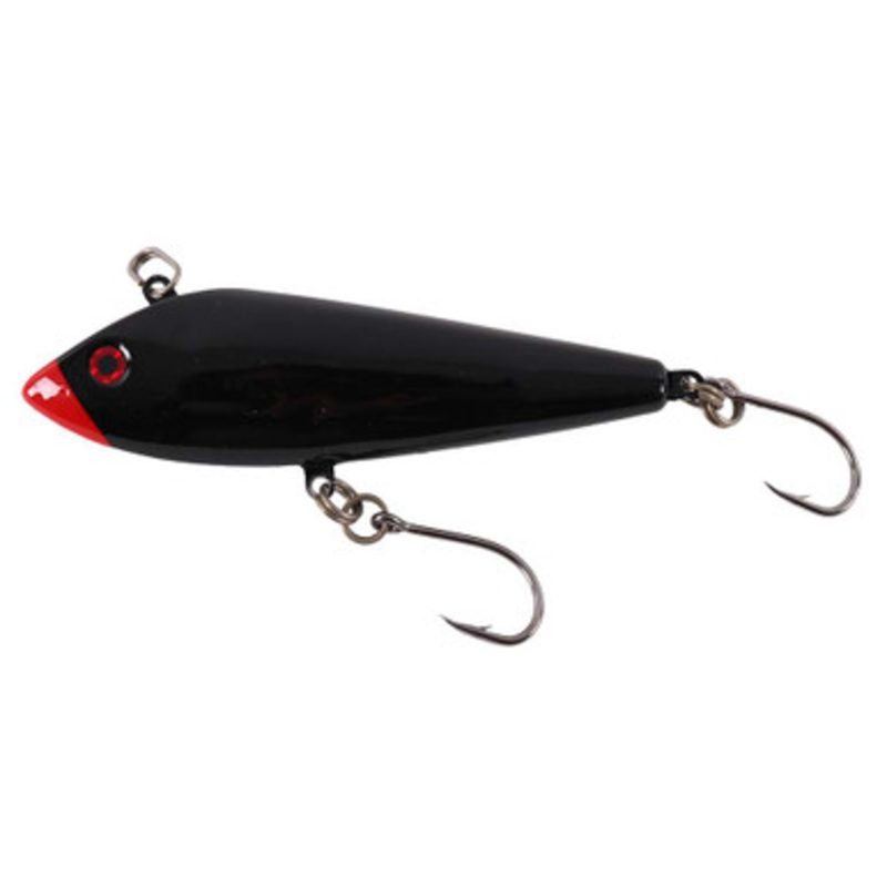 Trailblazer Trolling Lure – Small Black/Red Lip
