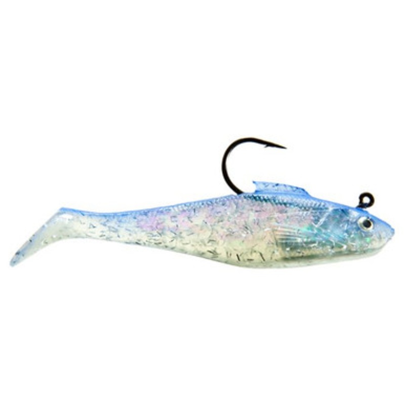 Tsunami SS3 Soft Bait Swim Shad Lure 10 – Purple Haze/Clear