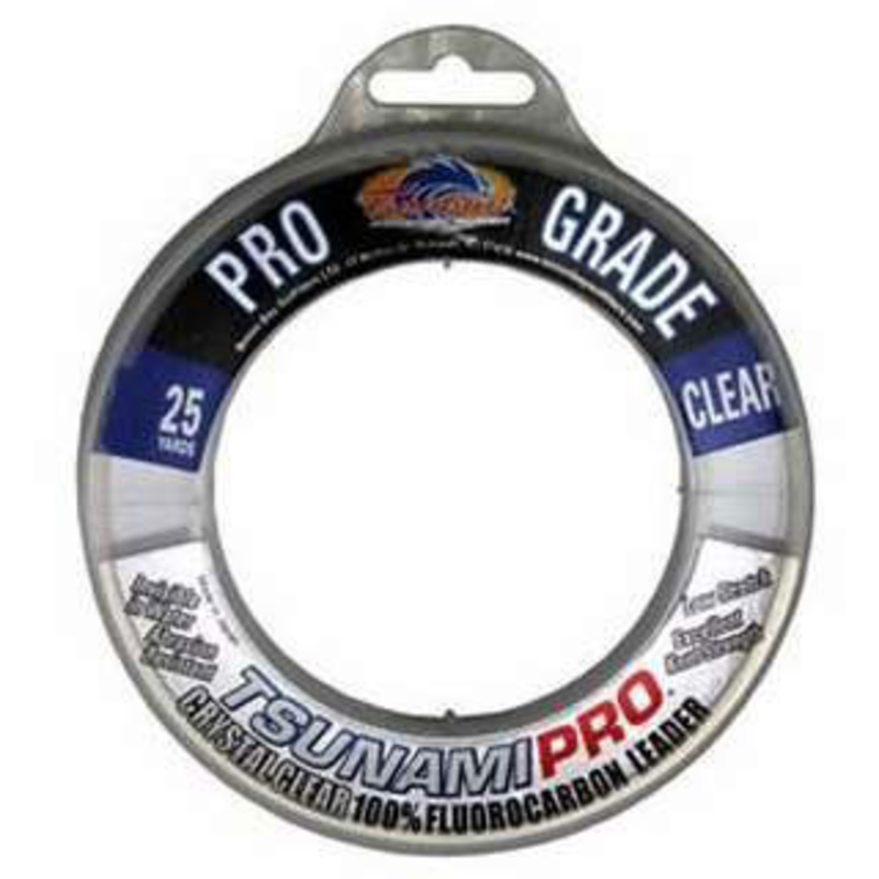 Tsunami TSF-8025 Fluorocarbon Leader Clear
