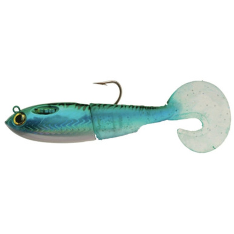 SpoolTek Fat Curly – 6in – XH – Green Mackerel