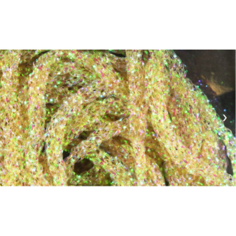 Hareline Dubbin Dyed Pearl Diamond Braid – Bonefish Tan