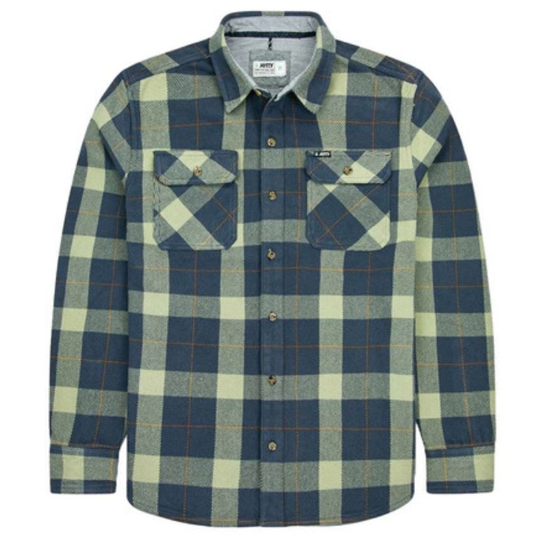 Jetty Arbor Mid-Weight Flannel Shirt – Indigo – X-Large