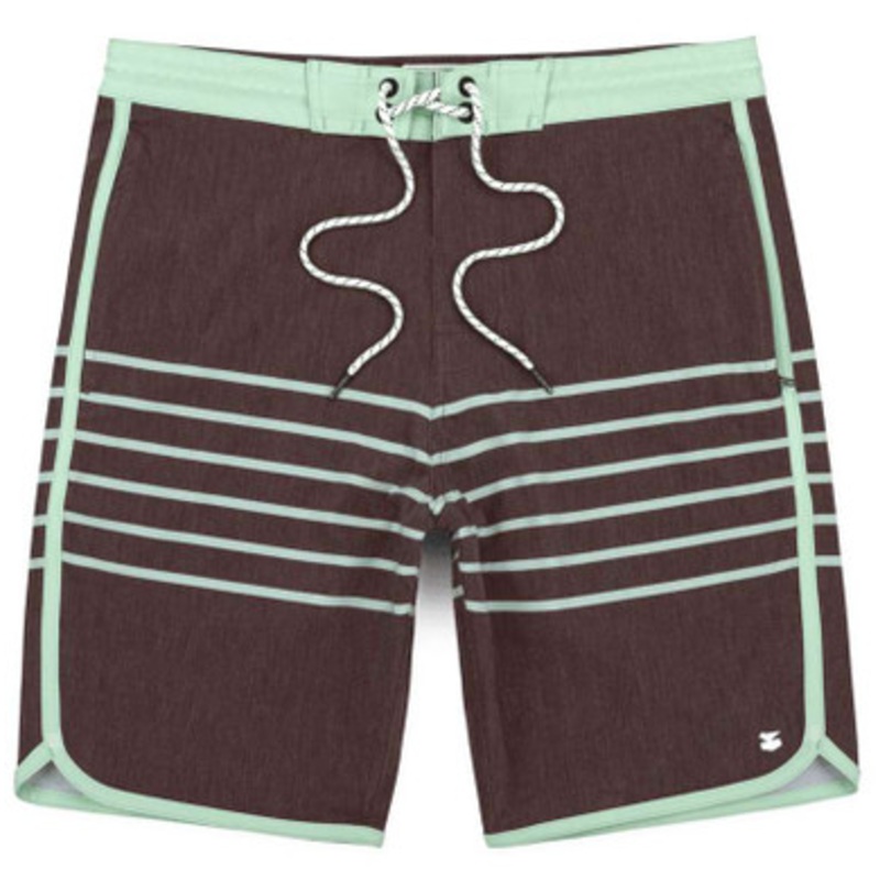 Jetty Sandbar Hybrid Boardshort – Oxblood/Black – 40