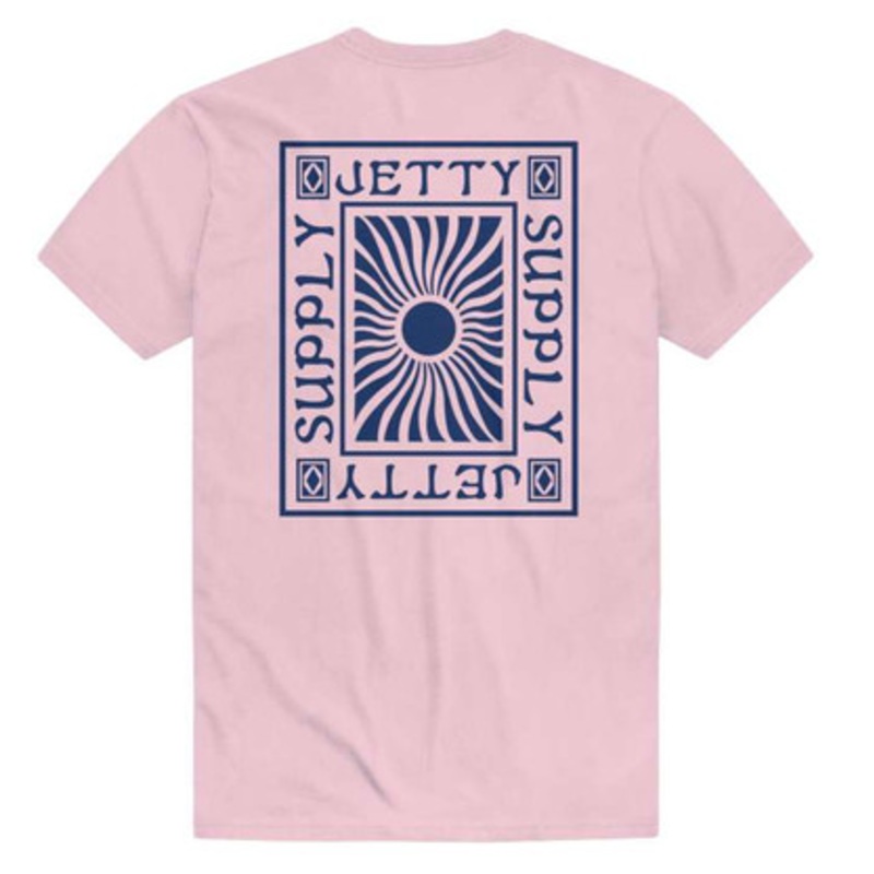 Jetty Ultraviolet Short Sleeve T-Shirt – Pink – 2X-Large