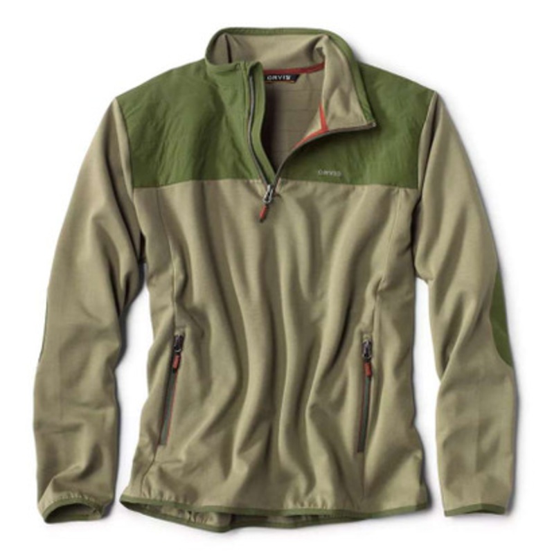 Orvis 1/4 Zip Hybrid Shirt – Rifle Green – X-Large