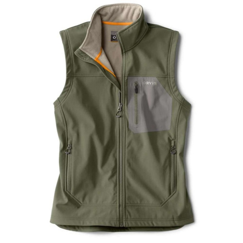 Orvis Tech Softshell Vest – Olive/Khaki – X-Large