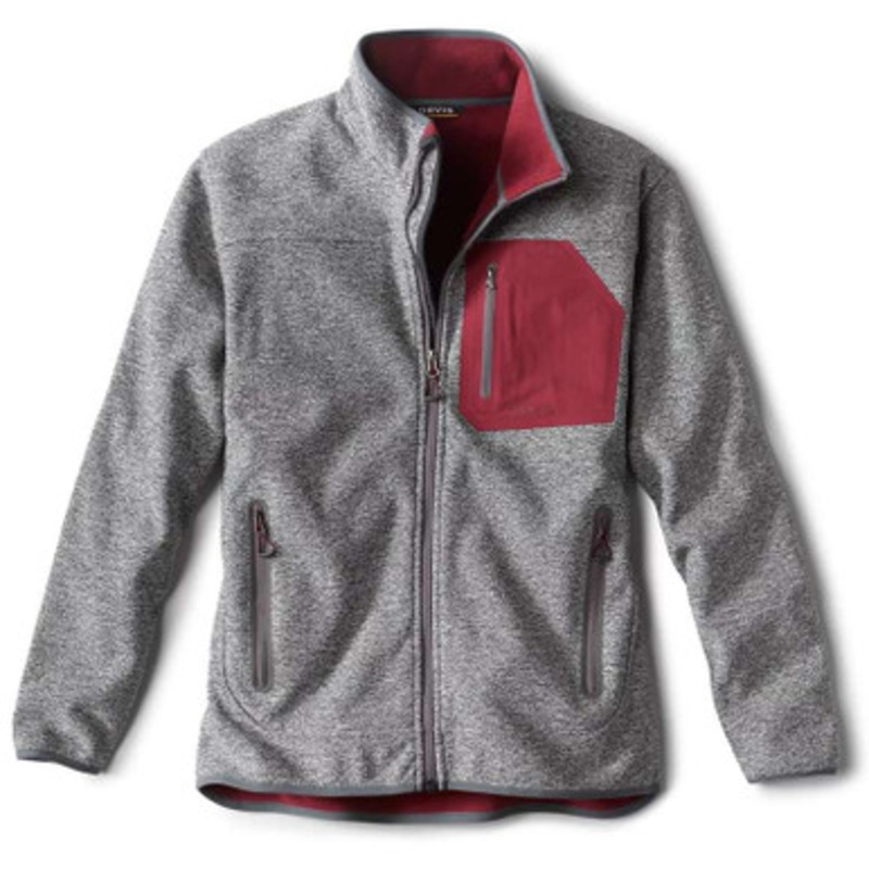 Orvis Windproof Sweater Fleece jacket – Grey – 2X-Large