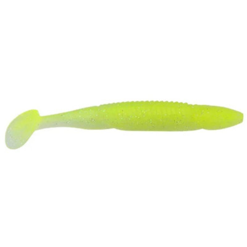 Reaction Innovations Skinny Dipper Swim Bait – Lime Ice/Green 7pk