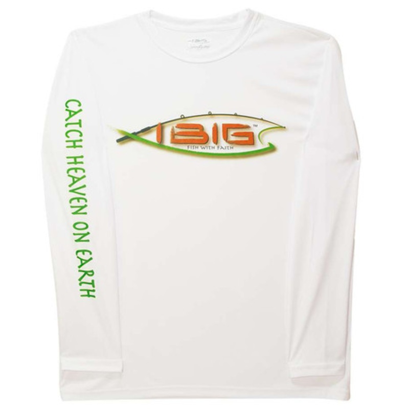 iBig Performance Long Sleeve Shirt – White – 2X-Large