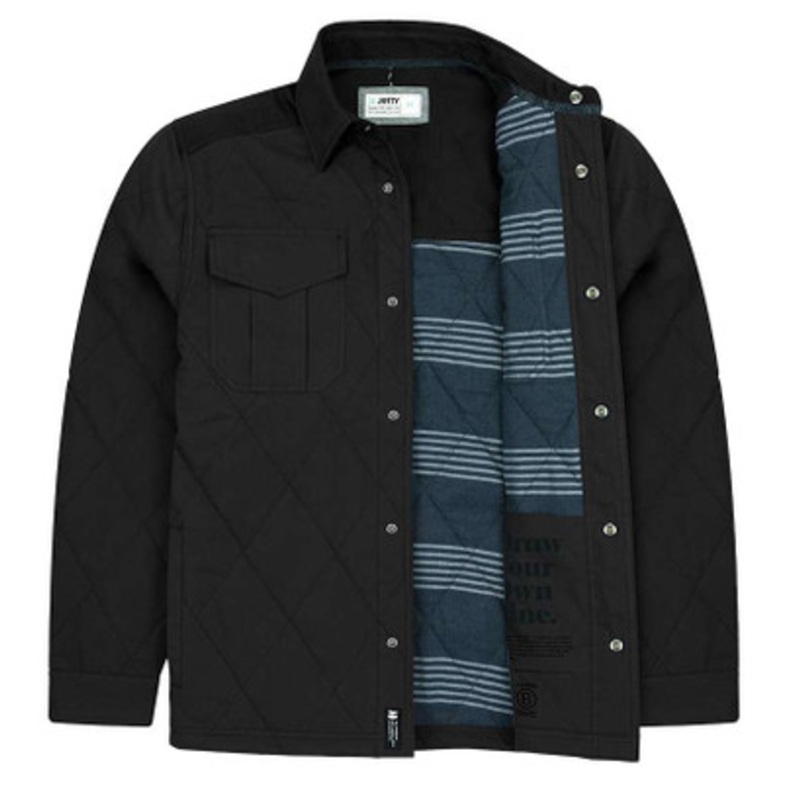 Jetty Dogwood Jacket – Black – X-Large