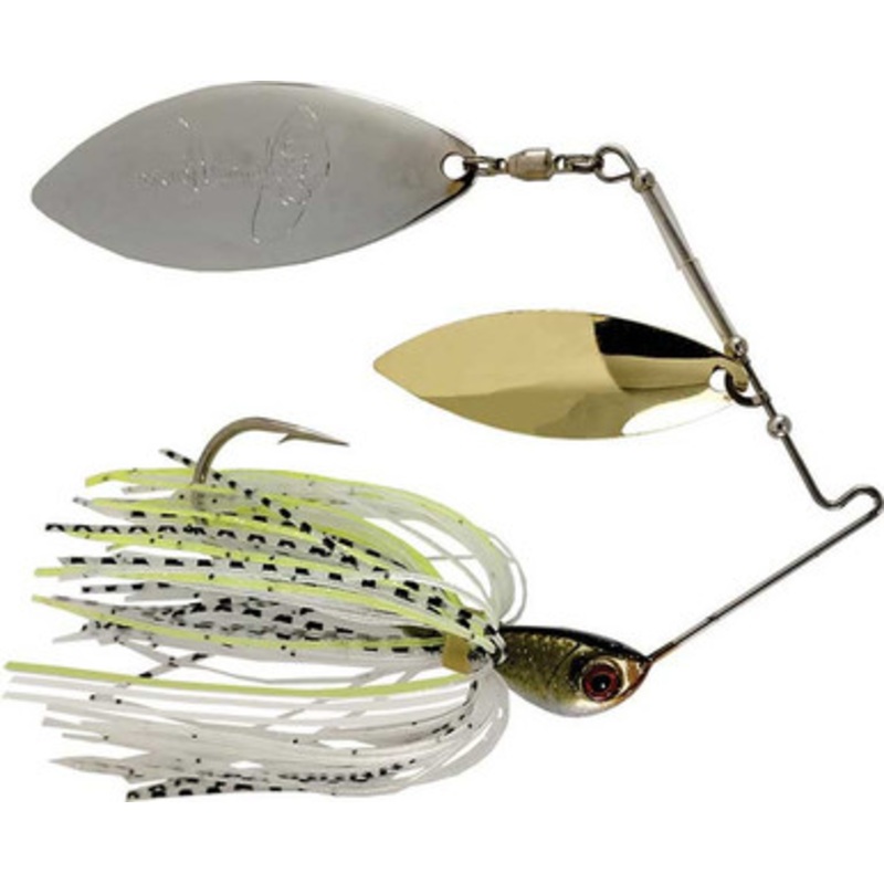 Luck-E-Strike Jimmy Houston Legends DW Spinnerbait – 3/8oz – Sexy Shad