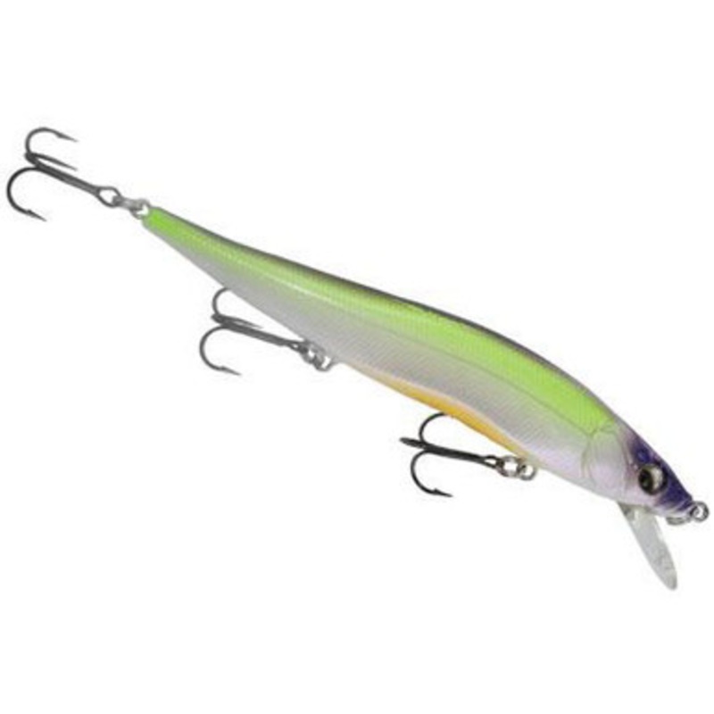 Luck-E-Strike Rick Clunn RC STX Jerkbait – Purple Green Apple