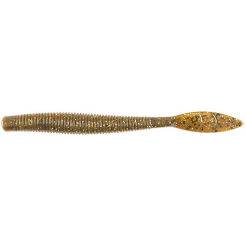 Missile Baits Quiver Worm – 4.5in – Green Pumpkin Flash