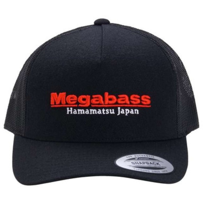 Megabass Classic Trucker Hat – Black/Red