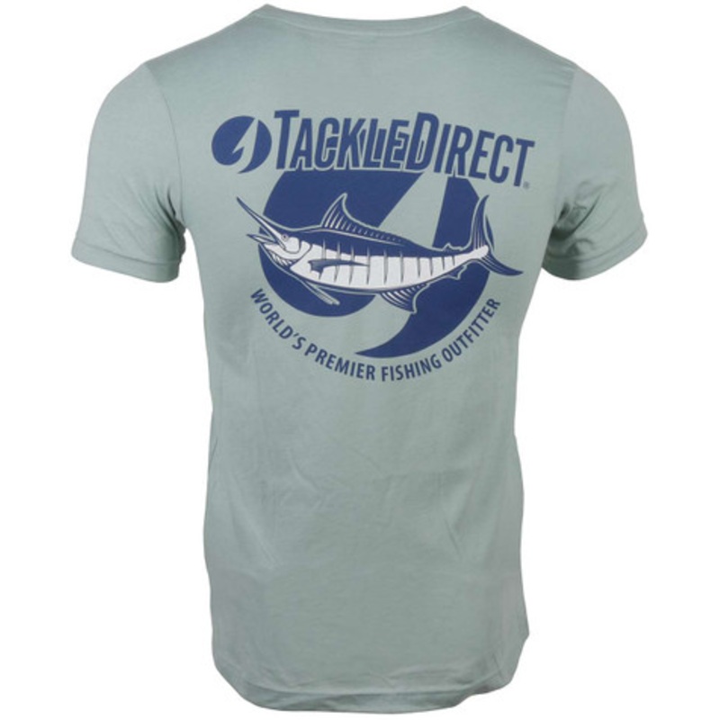 TackleDirect Marlin Short Sleeve T-Shirt – Heather Sage – Small