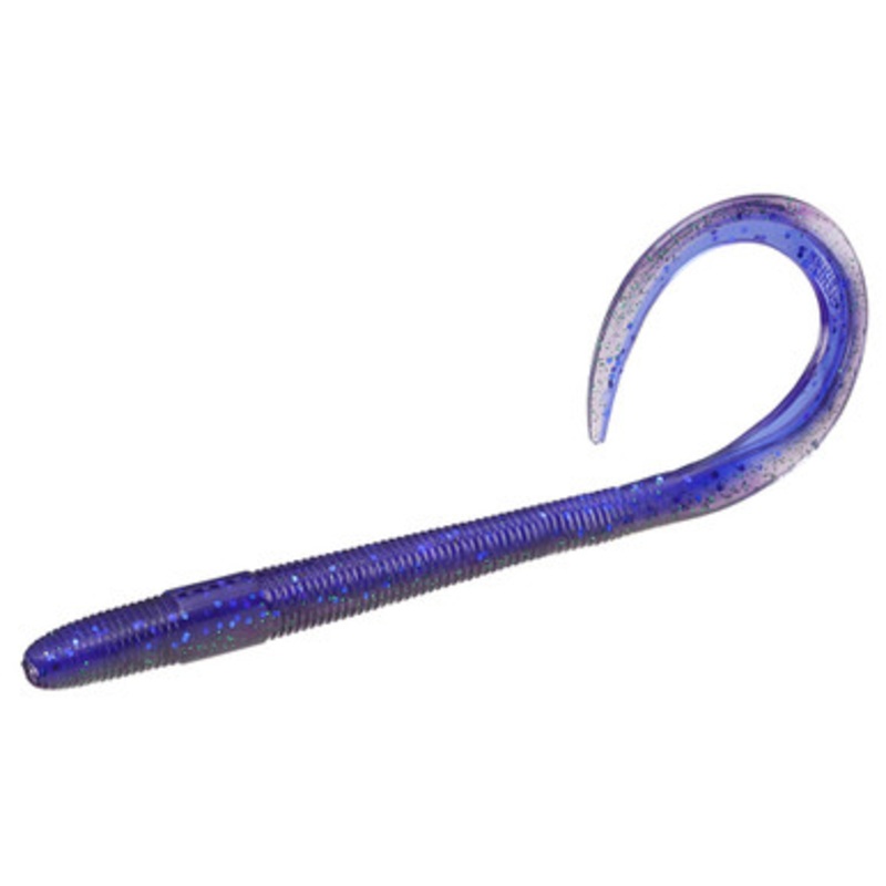 13 Fishing Big Squirm Worm – 10in – Blueberry Yum Yum